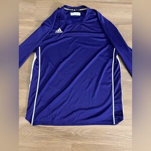Purple Adidas Long Sleeve Jersey